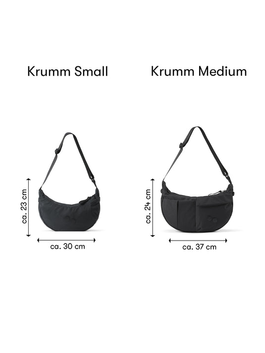 Pinqponq Krumm Medium - Crinkle Black Weihnachtsangebot