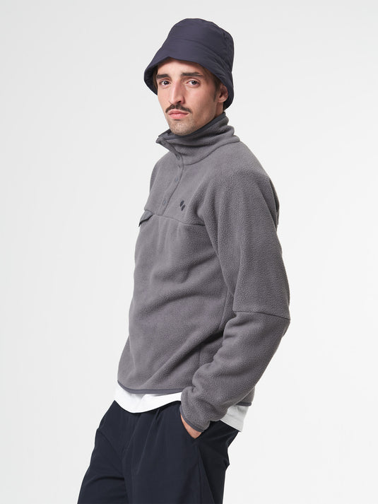 Pinqponq Fleece Pullover - Graphite Grey (Unisex) Neuheiten