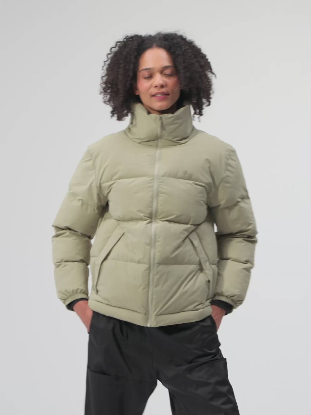 Pinqponq Puffer Jacket - Reed Olive (Unisex) Tägliche Deals