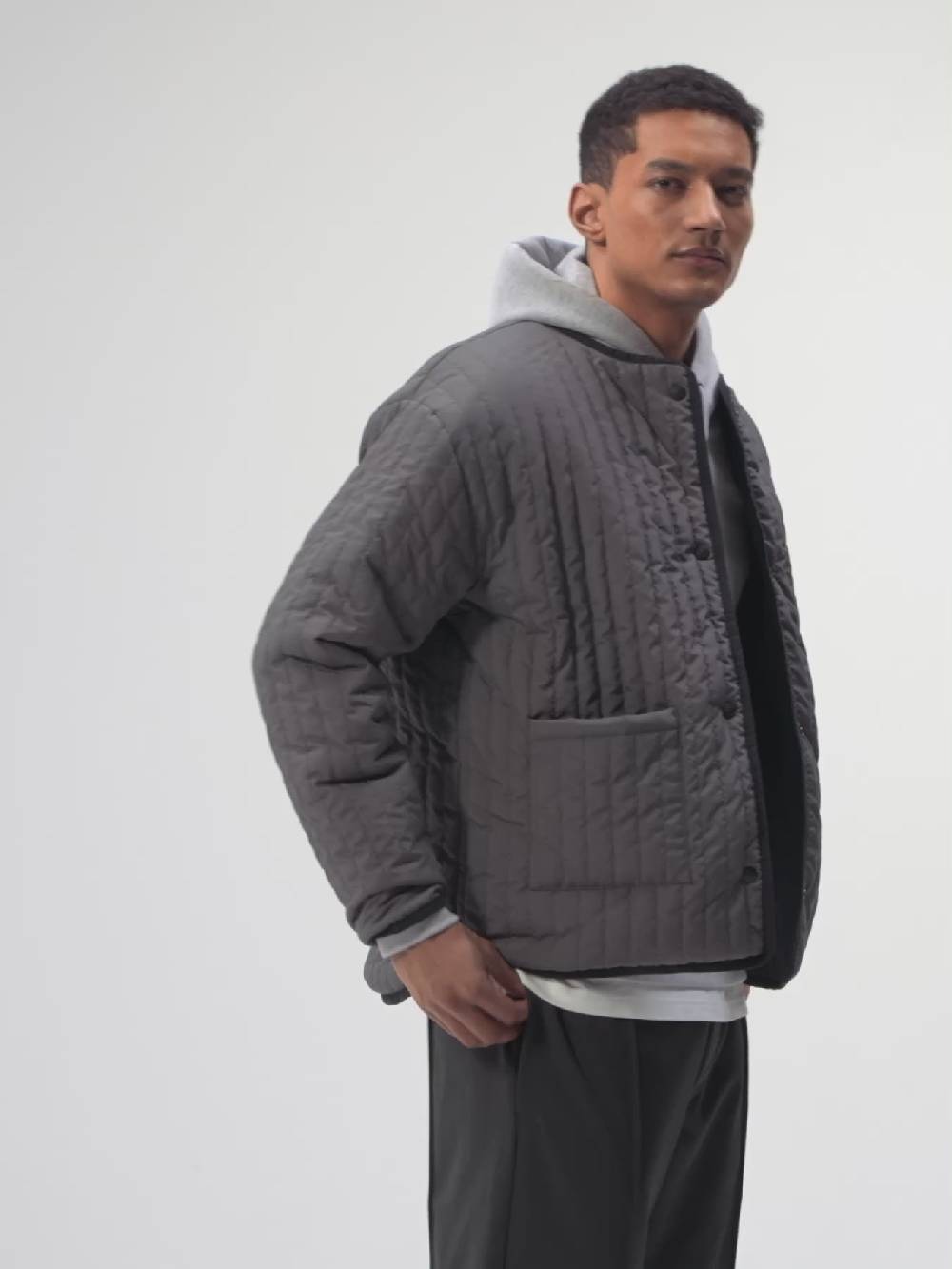 Pinqponq Reversible Jacket - Tune Black (Unisex) Sonderangebote