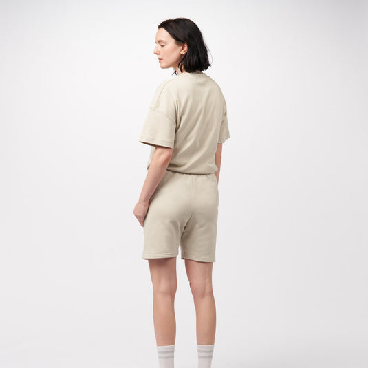 Pinqponq Sweatshort - Cliff Beige (Unisex) Kostenlose Rückgabe