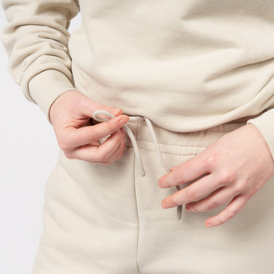 Pinqponq Sweatshort - Cliff Beige (Unisex) Kostenlose Rückgabe