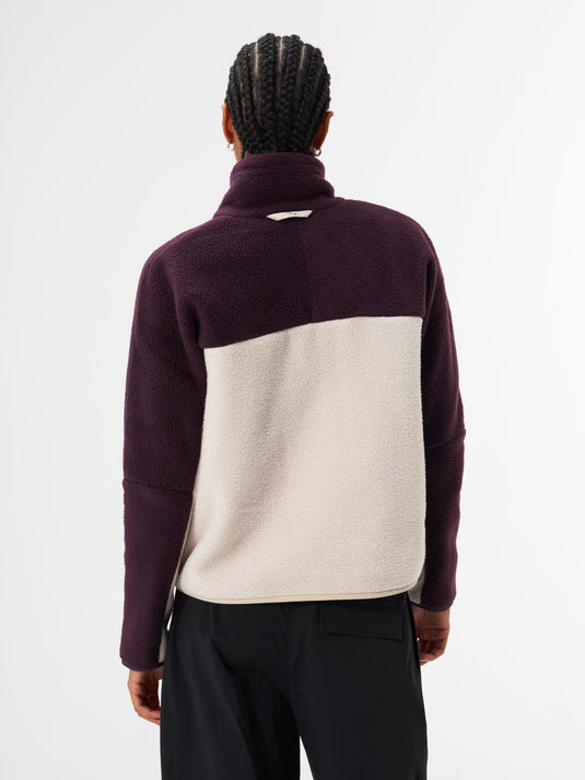 Pinqponq Fleece Jacket - Tune Plum (Female) Bis zu 60% Rabatt