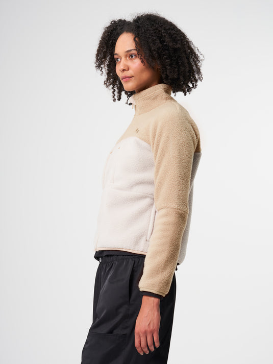 Pinqponq Fleece Jacket - Tune Khaki (Female) Nur für heute