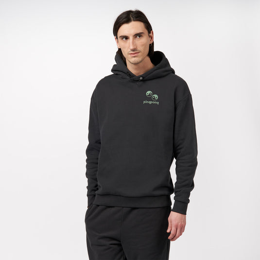 Pinqponq Hoodie - Peat Black Yin Yang (Unisex) Bis zu 55% Rabatt