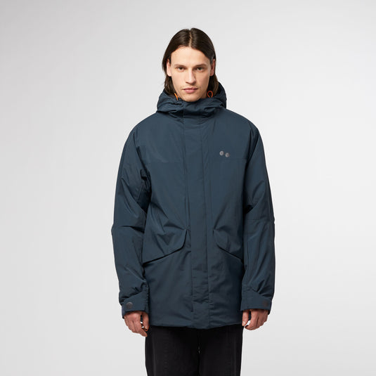 Pinqponq Mono Jacket - Slate Blue (Unisex) Super Rabatt