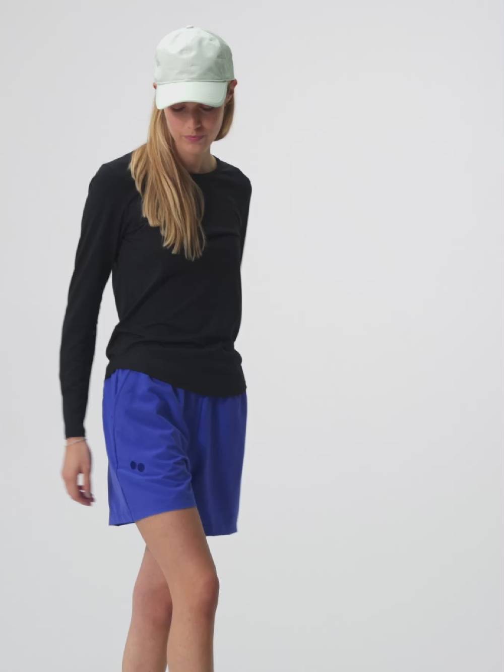 Pinqponq Active Shorts - Poppy Blue (Unisex) 50% Rabatt mit kostenlosem Versand