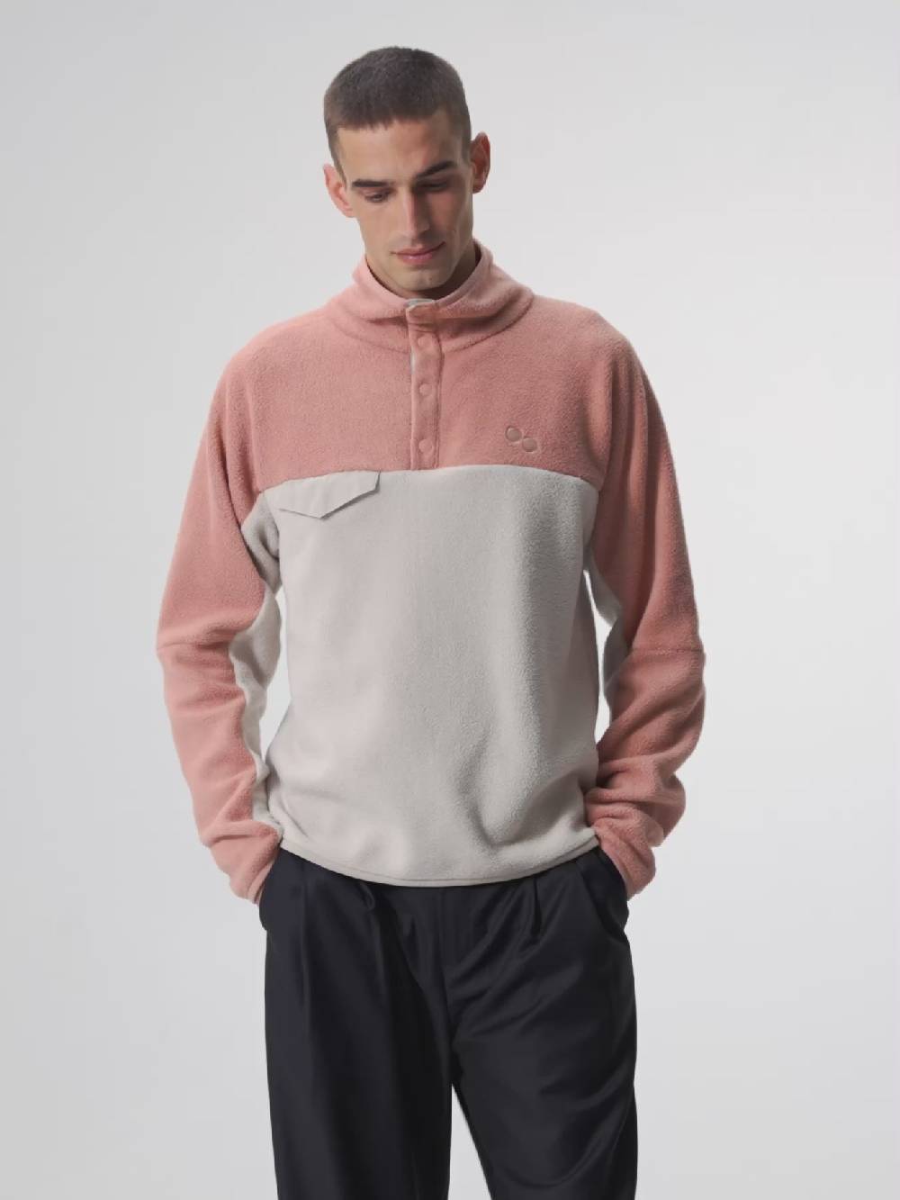 Pinqponq Fleece Pullover - Tune Pink (Unisex) Clearance-Verkauf