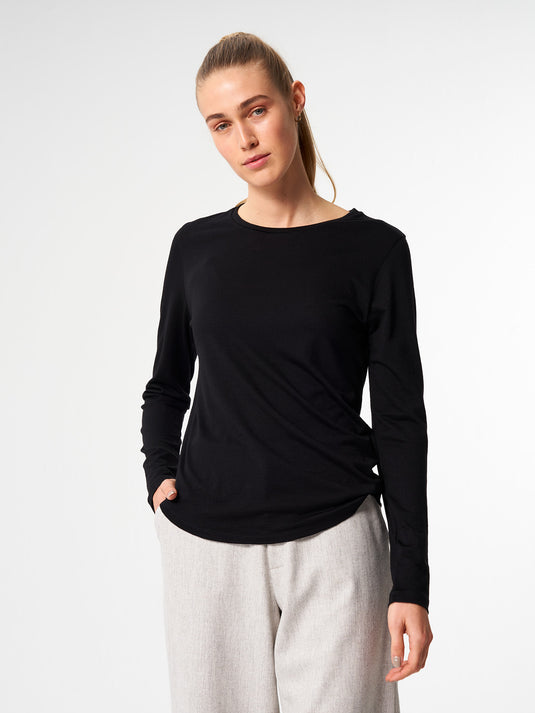 Pinqponq Longsleeve Merino - Sheep Black (Female) Speichern exportieren