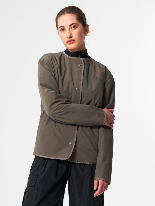 Pinqponq Reversible Jacket - Tune Brown (Unisex) Verkauf