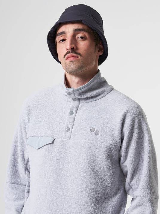Pinqponq Fleece Pullover - Iced Grey (Unisex) Hotsell