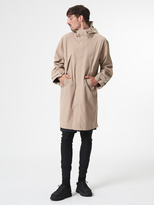 Pinqponq Aestech Rain Parka - Caramel Khaki (Unisex) Günstiger Verkauf