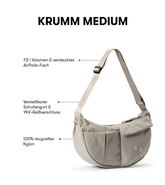 Pinqponq Krumm Medium - Crinkle Taupe Tägliche Deals