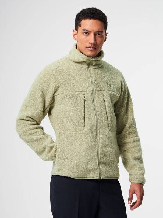 Pinqponq Fleece Jacket - Reed Olive (Male) Bis zu 65% Rabatt