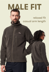 Pinqponq Fleece Jacket - Reed Olive (Male) Bis zu 65% Rabatt