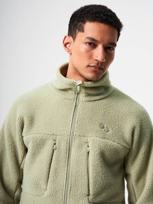 Pinqponq Fleece Jacket - Reed Olive (Male) Bis zu 65% Rabatt