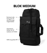 Pinqponq Blok Medium - Construct Black Kostenloser Versand international
