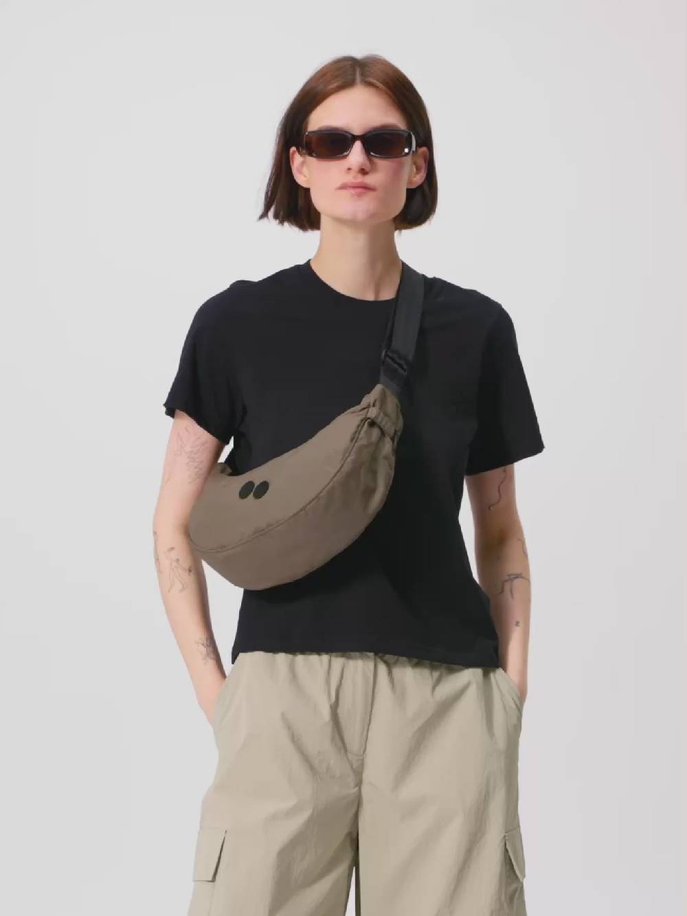 Pinqponq Krumm Small - Pure Brown Heißer Verkauf