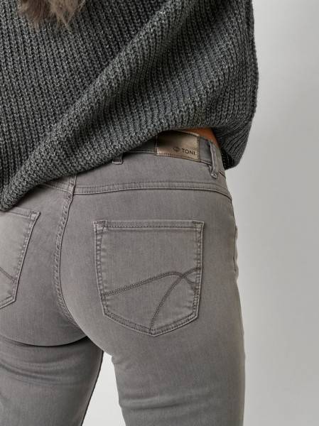 TONI Fashion Style »Perfect Shape« grey Slim-Fit Jeans mit Shapingeffekt Räumungsverkauf
