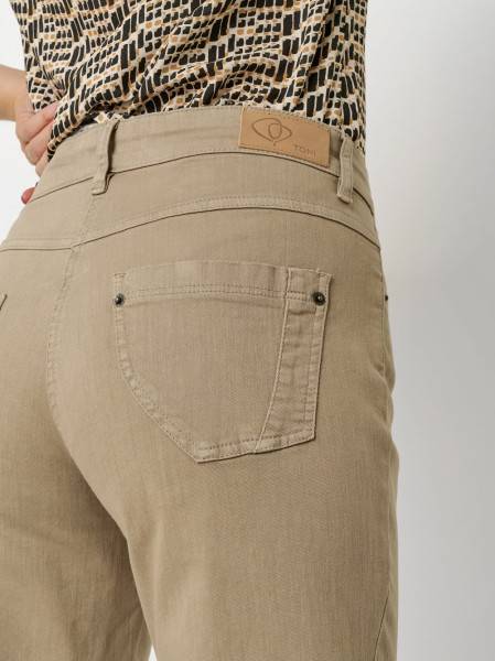 TONI Fashion Style »Honey« taupe Entspannte, gefärbte Jeans Tiefpreis