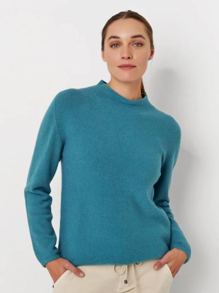 TONI Fashion Style »Helene« petrol Feinstrick-Pulli mit Turtleneck JETZT KAUFEN