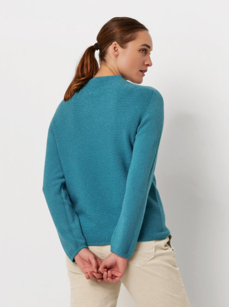 TONI Fashion Style »Helene« petrol Feinstrick-Pulli mit Turtleneck JETZT KAUFEN