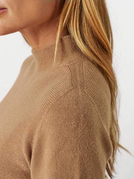 TONI Fashion Style »Helene« brown Feinstrick-Pulli mit Turtleneck Letzte 2 Tage