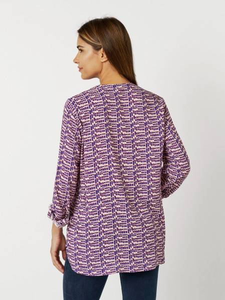 TONI Fashion Style »Bella« multicolour purple Gemusterte Schlupfbluse Bis zu 60% Rabatt