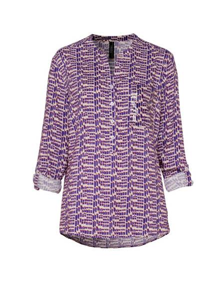 TONI Fashion Style »Bella« multicolour purple Gemusterte Schlupfbluse Bis zu 60% Rabatt