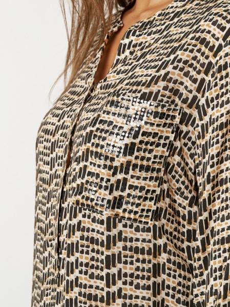 TONI Fashion Style »Bella« multicolour camel Gemusterte Schlupfbluse Bis zu 65% Rabatt