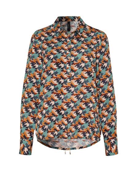 TONI Fashion Style »Bianca« multicolour petrol Bluse mit Hahnentritt Nur für heute