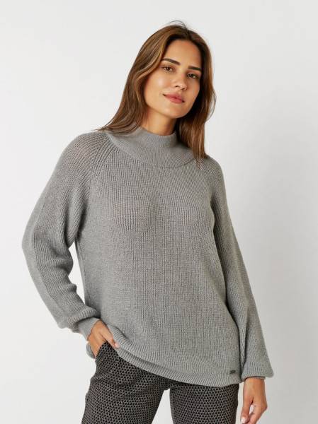 TONI Fashion Style »Insa« grey Strickpulli mit Stehkragen Discount Store für neue Produkte