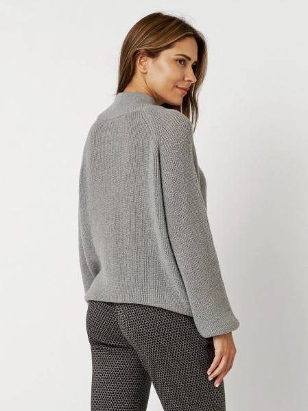 TONI Fashion Style »Insa« grey Strickpulli mit Stehkragen Discount Store für neue Produkte