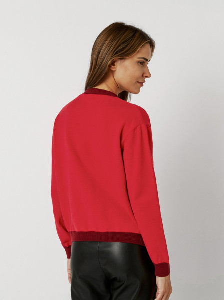 TONI Fashion Style »Ivette« red Roter Cardigan 50% Rabatt mit kostenlosem Versand