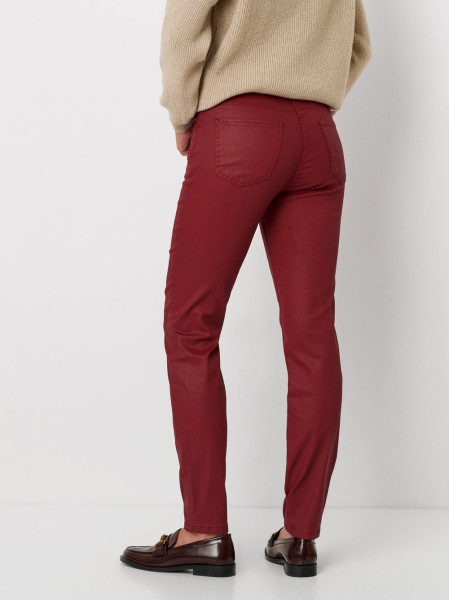 TONI Fashion Style »Perfect Shape« dark red Skinny-Fit im Lederlook Clearance-Verkauf