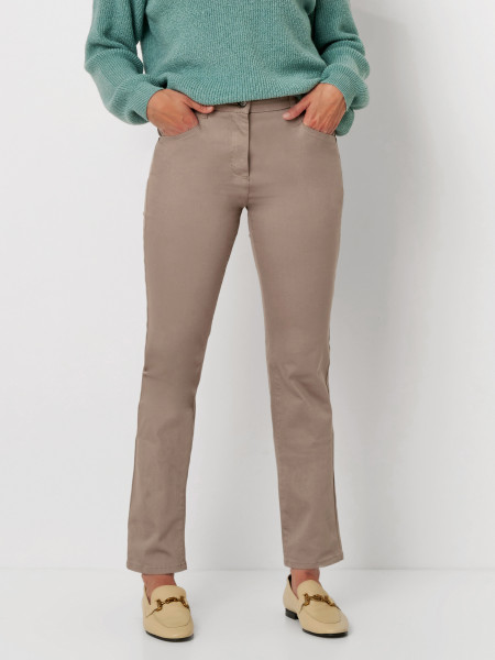 TONI Fashion Style »be loved« taupe Slim-Fit mit hohem Bund Speichern exportieren