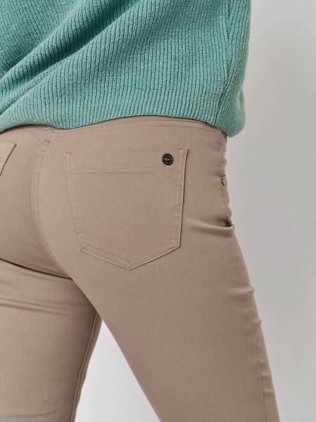 TONI Fashion Style »be loved« taupe Slim-Fit mit hohem Bund Speichern exportieren