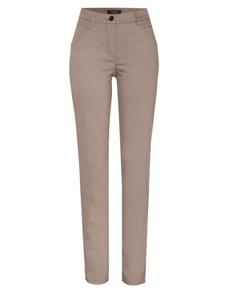 TONI Fashion Style »be loved« taupe Slim-Fit mit hohem Bund Speichern exportieren