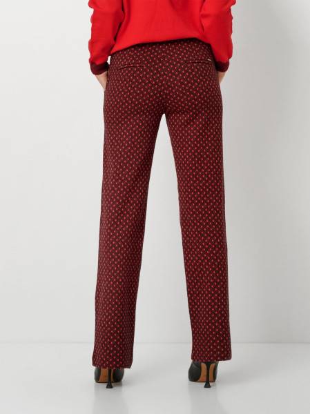 TONI Fashion Style »Jenny« red Gemusterte Wide Leg 50% Rabatt für begrenzte Zeit