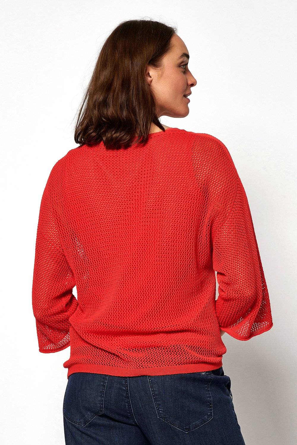 TONI Fashion Style »Gerda« red Gehäkelter Sommerpulli Hotsell