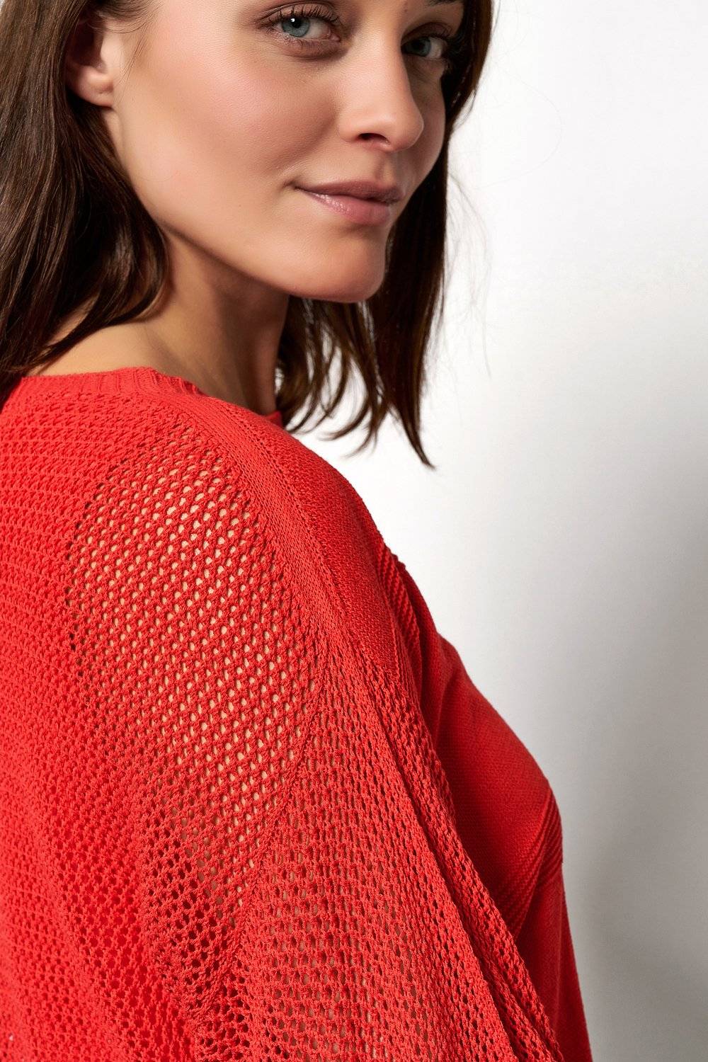TONI Fashion Style »Gerda« red Gehäkelter Sommerpulli Hotsell