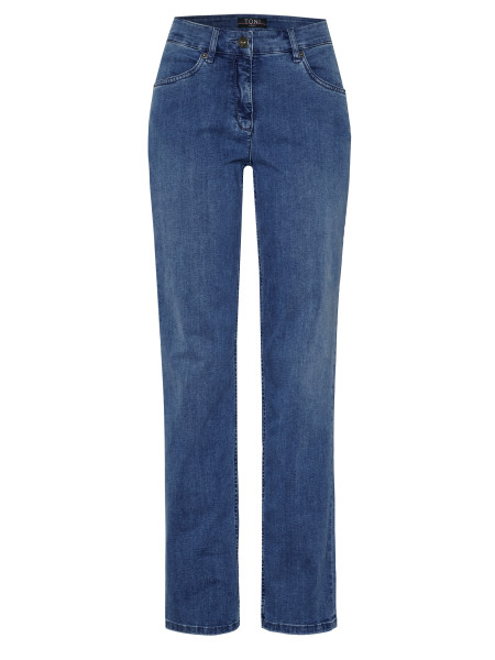 TONI Fashion Style »Honey« blue used Entspannte Basic-Jeans Günstiger Verkauf