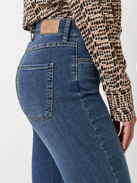 TONI Fashion Style »be loved« blue used Slim-Fit Jeans mit hohem Bund Fabrikverkauf