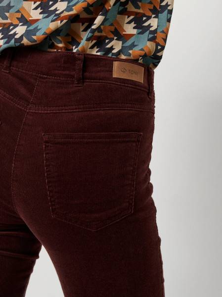 TONI Fashion Style »be loved« dark red Cordhose mit hohem Bund Günstig kaufen