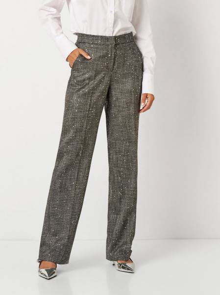 TONI Fashion Style »Luisa« silver/black Glamouröse Hose mit Pailletten Saisonschlussverkauf