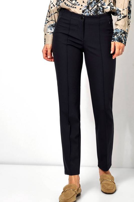 TONI Fashion Style »Alessa« dark blue Businesshose aus Techno-Stretch Osterangebot