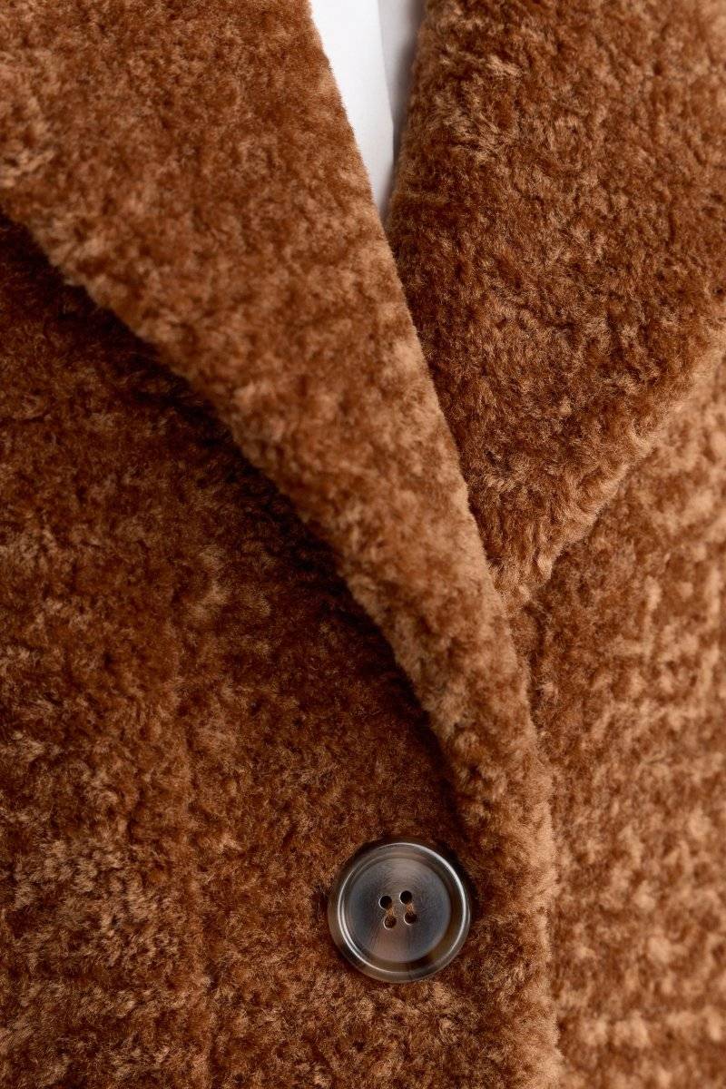 Eich & Royal Teddy-Mantel mit Reverskragen Online