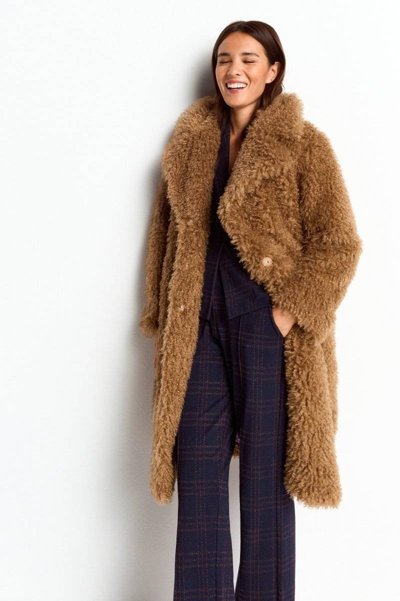 Eich & Royal Oversized-Mantel aus Kustfell Meist gekauft