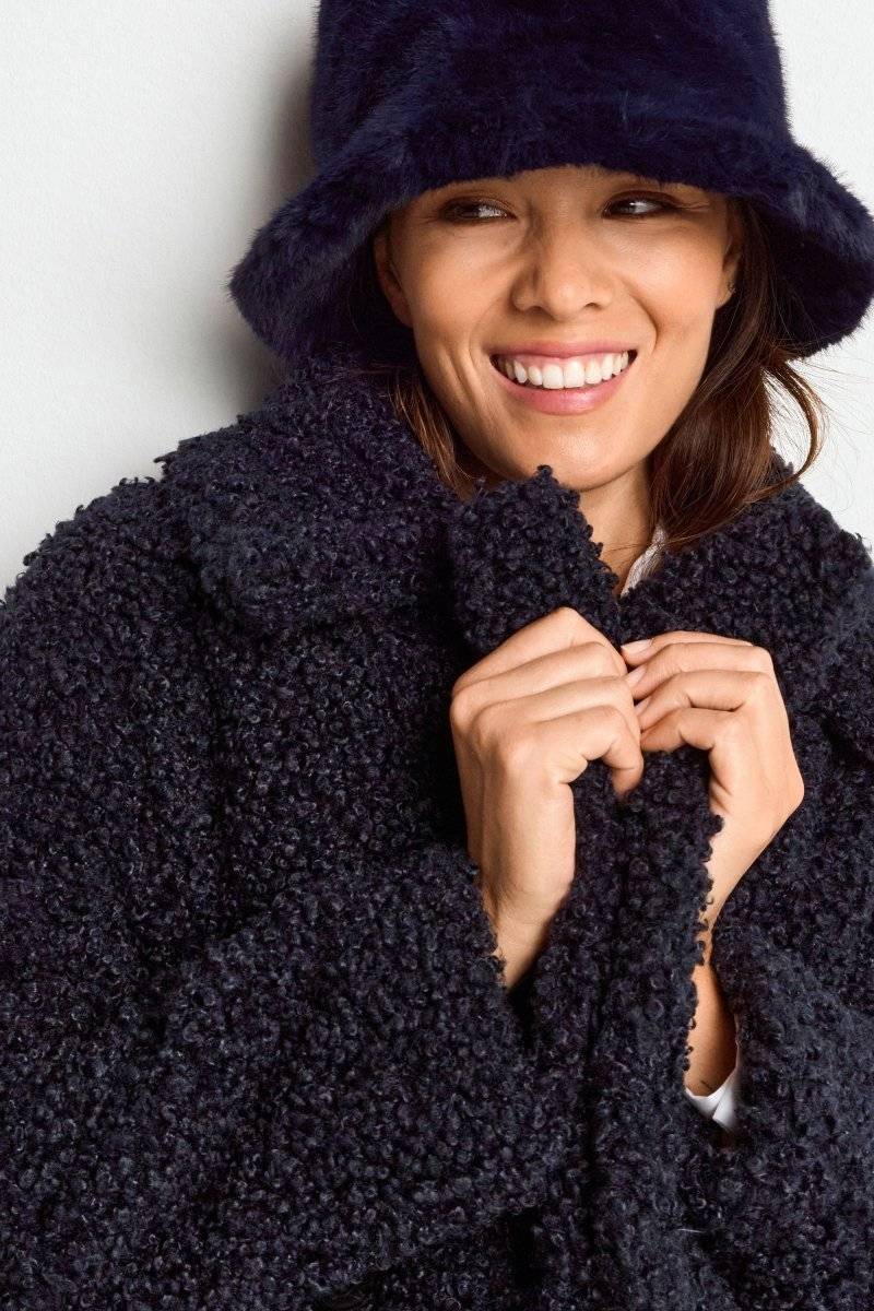 Eich & Royal Oversized-Mantel aus Teddyfell Blitzverkäufe