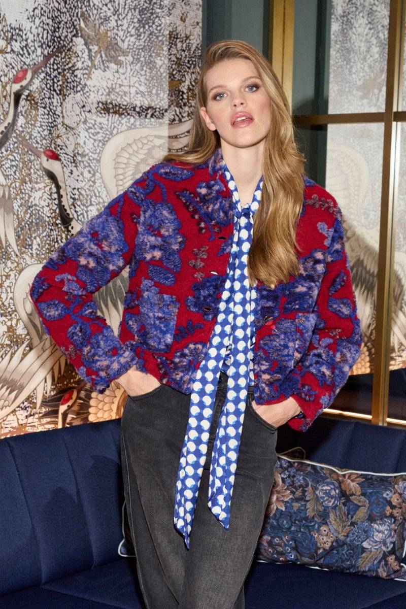 Eich & Royal Jacke mit floralem Muster Limitierter Zeitrabatt